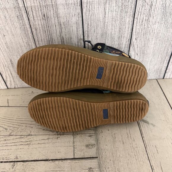 Keds + Rifle Paper Co Women’s Size US 7.5 Navy Floral High Top Sneakers WF61419 - Picture 8 of 9